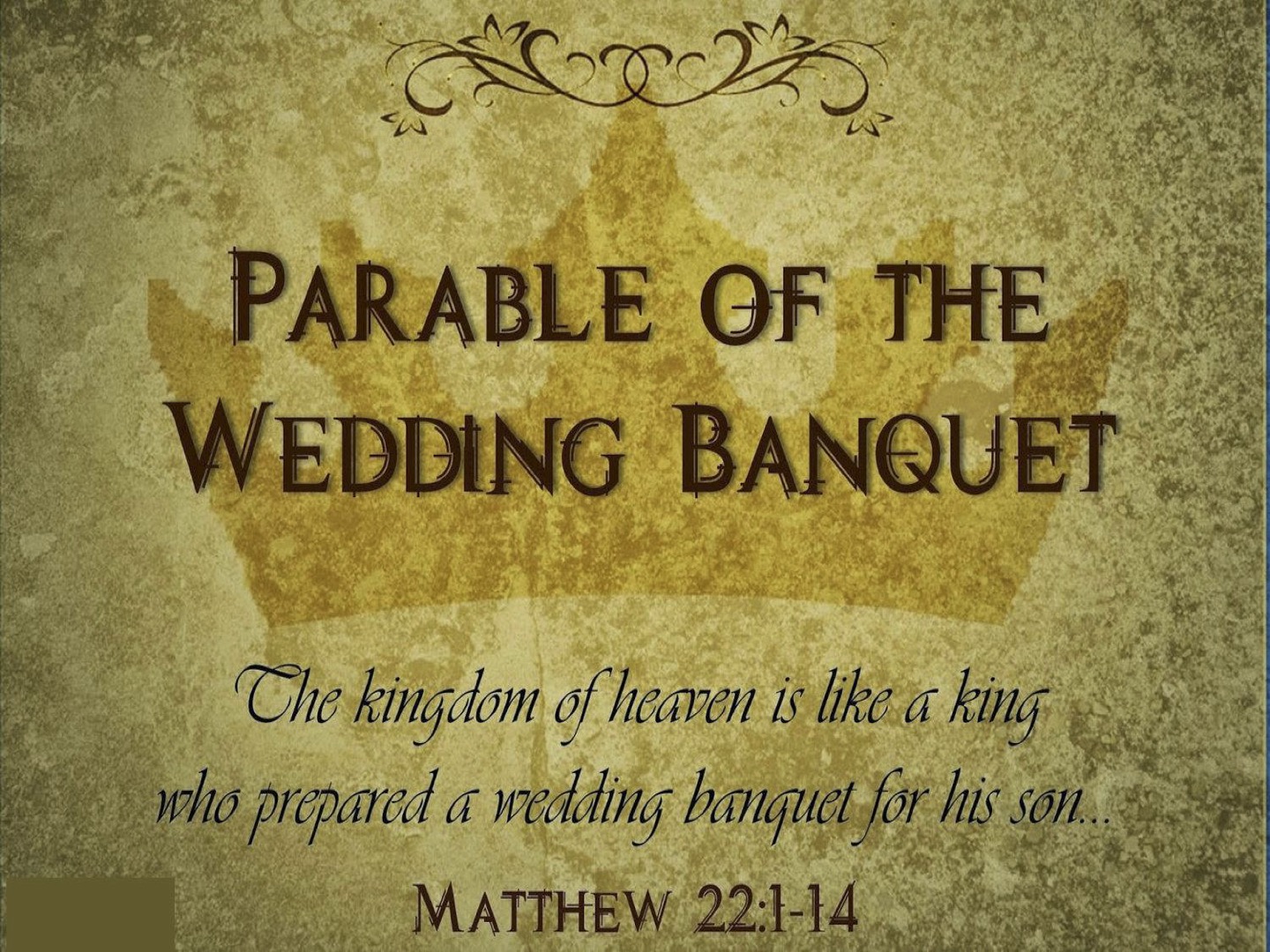 Parable of The Wedding Feast - United Church of God, Birmingham ...